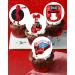 24 x Pre-Cut Boxing 1 Edible Stand up Wafer Paper Cupcake Toppers Cake Decorations Birthday Party Sport Martial Art