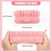 Chunyin 8-Piece Microfiber Wrist Wash Towel Set - Absorbent Wristbands for Women and Girls - Prevent Liquid Spills - Gray/White/Beige/Pink - Buy Online on GoSupps.com