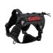 Oneigris dog harness Fire Watcher Tactical dog vest moll dog training service dog dishes 1000d nylon (S black) s black