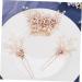 FOMIYES 1 Set Leaf Pearl Hairpin Hairpins Prom Hair Comb Clip Bridesmaid Side Combs Decorative Hair Combs Hair Side Combs for Women Hair Accessories for Women Hair Combs for Women Metal - Buy Online on GoSupps.com