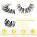 Faux Mink Wispy False Eyelashes - Natural Look Doll Eye Extension Lashes - 15mm Pack - Buy Online on GoSupps.com