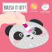 Legami - Makeup Brush Cleaner Mat - Brush it Off! - Makeup Brush Cleaning Pad Silicone Pad for Cosmetics with Suction Cup - Panda Theme - Buy Online on GoSupps.com