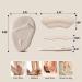 Metatarsal Pads for Women - Heel Inserts to Reduce Foot Pain & Prevent Sliding - Comfortable Shoe Inserts (Pale Apricot - Buy Online on GoSupps.com