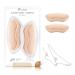 FLEXZENSE Comfort Grips | Reduces the formation of blisters on the heel caused by hard shoe lining | 1 pair (Champagne Gold)
