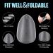 Buy TOMICCA Short Almond Gel x Tips - 240pcs Full Cover Acrylic Nail Extensions | Perfect for Beginners & Professionals - 12 Sizes Soft Matte Finish - Buy Online on GoSupps.com