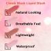 Matte Liquid Blush Makeup - Lightweight Velvet Mousse Texture for a Natural-Looking Sheer Flush of Color - Breathable and Advanced Hazy Feeling (#01#02#03) - Buy Online on GoSupps.com