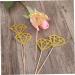 ibasenice 300 Pcs Wedding Decorations for Ceremony Wedding D cor Wedding Topper Gold Diamond Topper Birthday Diamond Dessert Topper Wedding Ceremony Decorations Gold Decor Cake Paper Cup Goldenx3pcs mediumx3pcs - Buy Online on GoSupps.com