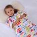 MIKAFEN Baby Sleeping Bag 3.5Tog | Long Sleeves 100% Organic Cotton | 6-18 Months - Buy Online on GoSupps.com