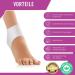 Orthopeo Premium Silicone Heel Cushion - Gel Protection for Heel Spurs & Pain Relief - Ideal for Dry Cracked Heels - 1 Pair - Buy Online on GoSupps.com