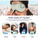 Haskirky Light Blocking Eye Mask | Breathable & Adjustable for Men and Women | Ideal for Travel, Yoga, Meditation & Office | Deep Sleep Goodies | Elegant Mandala Design - Buy Online on GoSupps.com