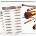 Baluue 72 Pcs Eyebrow Stickers Fake Eyebrows Waterproof Makeup Eyebrow Tool Makeup Stickers Black Soy Ink - Buy Online on GoSupps.com