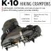 Kahtoola K10 Hiking Crampon - Black Regular | Snow, Ice Mountaineering & Trekking - Buy Online on GoSupps.com
