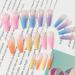 24pcs Rainbow Press On Nails Long Ballerina False Nails Full Cover Coffin Fake Nails Stick On Nails Neon Tip French Manicure Artificial Nails Acrylic Nails Stick On Nail False Tips for - Buy Online on GoSupps.com
