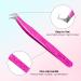 VAVALASH Pink Ice Crack Volume Boot Tweezers for Eyelash Extensions - Professional Lash Tweezer for Volume and Classic Fans - Pink V02 - Buy Online on GoSupps.com