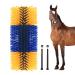 Generic cattle scratch brush - cow brush to scratch itching - cow brush beef brush horse cow scratch cattle brush for horse cattle sheep pig yellow