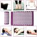 Belissy Massage Pillow Mat | Acupressure Relief for Body Pain | Purple Massage Cushion - International Shipping Available - Buy Online on GoSupps.com