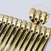 Beaupretty 12 Compartment Clips - Stainless Steel Hair Extensions & Styling Clips (Golden) - Perfect for Salon & Makeup - Buy Online on GoSupps.com