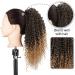 Short Kinky Curly Ponytail Extension Afro Synthetic Drawstring Ponytail Extensions Clip in Curly Fake Hair Pony Tail Hairpiece for Black Women (Color : 1B-27) - Buy Online on GoSupps.com
