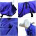 Pettom Microfiber Dog Bathrobe - Quick Drying Super Absorbent Towel for Dogs & Cats - Adjustable Straps Comfortable Blue (S) - Buy Online on GoSupps.com