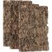 ULTECHNOVO Cork Terrarium Background 3Pcs Cork Bark Terrarium Backdrop Tank Background Reptile Climbing Wall Decor Habitat Accessories for Turtle Gecko Lizard Tortoise Frog