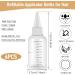ASTER 6 Pack Hair Oil Applicator Bottle 2 Ounce Refillable Hair Dye Bottle Empty Plastic Oil Bottle for Hair with Ratio Graduated Scale Opossum Hair Oil Applicator with Twist Top Cap White - Buy Online on GoSupps.com