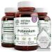 Natural Nutra Elemental Potassium Gluconate Dietary Supplement Energy and Nervous System Health Maintains Optimal Fluid Balance Promotes Heart Health 99 mg 100 Vegan Tablets 100 Count (Pack of 1)