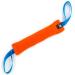 Bull fit pour for dogs 30 cm with two loops - very robust dog toys for the K9 training tug -of -tearing and playing with dogs - handmade made of high -quality cotton nylon (orange)