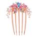 Healeved Rhinestone Hair Accessories Hairpin Hair Insert Comb Bride Hair Comb Rhinestone Hair Comb Women Headdress Hair Accessories for Women Hair Comb Clips Rhinestone Flower Hair Comb