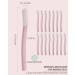 Dermaplane Razor for Women - 15 Pcs Microblade Eyebrow Razors - Peach Fuzz Removal Tool - Face Shavers for Women and Men in Pink - Buy Online on GoSupps.com