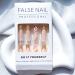 Gold Brown Wave Coffin Press-on Nails - Long Full Cover False Nails for Women - Buy Online on GoSupps.com