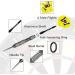 Rose Kuli Professional Steel Tip Darts Set 12 Pack - 22-26g Metal Tipped Darts with Aluminum Shafts, Brass Barrels, Extra Flights, and Case - Buy Online on GoSupps.com