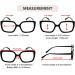 Eyekepper Women's Large Frame Reading Glasses, White Oversize Eyeglasses 0.0 Diopters - Buy Online on GoSupps.com
