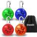 Inedit Flashing Light Dog - 4 pieces including - FREE storage bag - Luminous pendant for school bags and children - LED