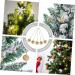 HOMSFOU 50pcs Christmas Berries Holiday Red Berries Craft Berry Stems Christmas Red Berries Branches Christmas Fake Berry Diy Christmas Decor Berry Photo Props Cranberries Foam The Bubble Golden 6.5X1.5CM - Buy Online on GoSupps.com