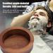 Wooden Shaving Brush Bowl - Non-Stick Soap Dish for Men | Portable Cleaning Tool for Perfect Shaves - Buy Online on GoSupps.com
