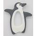 Bickiepegs Peggie the Penguin Sensory Bite Toy | Dental Aid for Babies & Toddlers | Front Gray & White Clip-On Teether - Buy Online on GoSupps.com