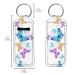 Bulopur White Blue Butterflies Lipstick Balm Holder Keychain - Neoprene Chapstick Holder - Buy Online on GoSupps.com