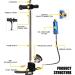 MULMART 4 Stage High Pressure Hand Pump | 4500PSI for Air Rifle, Airgun, Scuba Tank, Paintball | 40MPA Tire Filling Hand Pump - Buy Online on GoSupps.com