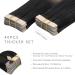 Buy If-of-Hearted Real Hair Tape Extensions - 40pcs 100g 14 Inch Balayage #1B/19/1B - Invisible & Natural Look - Buy Online on GoSupps.com