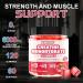 Creatine Monohydrate Gummies - Sugar Free 5000mg for Muscle Strength & Energy Boost - 120 Count Raspberry Flavor - Buy Online on GoSupps.com