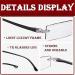 Vianys Intellireaders - Sapphire Anti-Blue Progressive Reading Glasses for Ages 65-69 | Black No Frame +3.00 - International Shipping - Buy Online on GoSupps.com