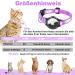 Waterproof Reflective Airtag Cat Collar - XS Purple (18-23cm) with Safety Lock for Kittens & Small Dogs - Buy Online on GoSupps.com