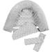 NICEYEA Baby Carseat Headrest & Strap Covers - Soft Neck Support Pillow for Newborns - Grey - Buy Online on GoSupps.com
