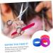PopetPop Slip-Resistant Dog Care Scissors Accessories - 42 StK Fingerfall Inserts Soft Silicone Mosaic Rings Multi-Color Set (7 pcs) - Buy Online on GoSupps.com