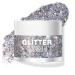 LANGMANNI Holographic Body Glitter Gel for Body Face Hair and Lip.Color Changing Glitter Gel Under Light. Vegan & Cruelty Free-1.35 oz (5# Silver Fantasy)