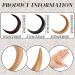 Hand Carved Crescent Moon Hair Fork Set - 3 Pcs Wood Hair Stick, Clip & Pin for Women - Small Size - Crescent Moon Hair Accessories in 3 Colors - Buy Online on GoSupps.com