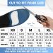 Arch Support Insoles for Men & Women | Flat Feet & Plantar Fasciitis Relief | Heel Pain & Height Increase | Blue, Croppable Size - Buy Online on GoSupps.com