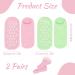 Moisturizing Gel Socks - 2 Pairs for Cracked Dry Feet | Anti-Slip Design | Ladies Spa Foot Care Set - Reusable Footlock Socks - Buy Online on GoSupps.com