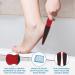 ForPro Pedicure Paddle Foot File - Double-Sided 80/120 Grit, Disposable & Sanitizable - Red, Pack of 12 - Buy Online on GoSupps.com