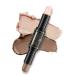 FV Cream Contour Stick Dual-Ended Contouring & Highlighting Stick Long Lasting and Waterproof Bronzer Stick with Natural Finish Highlighter Stick for 3D Face Makeup 7.5g Neutral